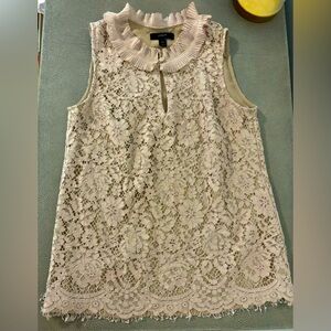 Jcrew lace sleeveless top